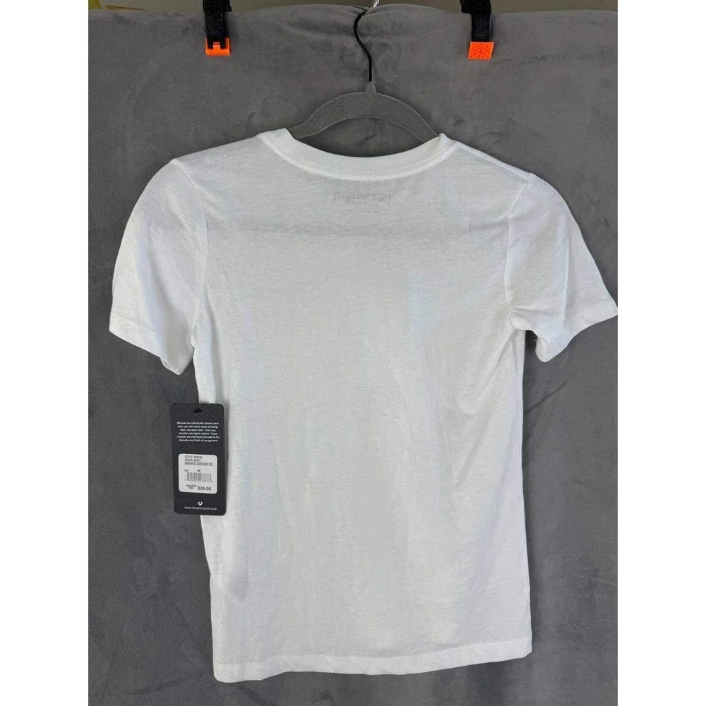 True Religion T Shirt Buddha Logo White Men`s M NWT Graphic Tee Streetwear